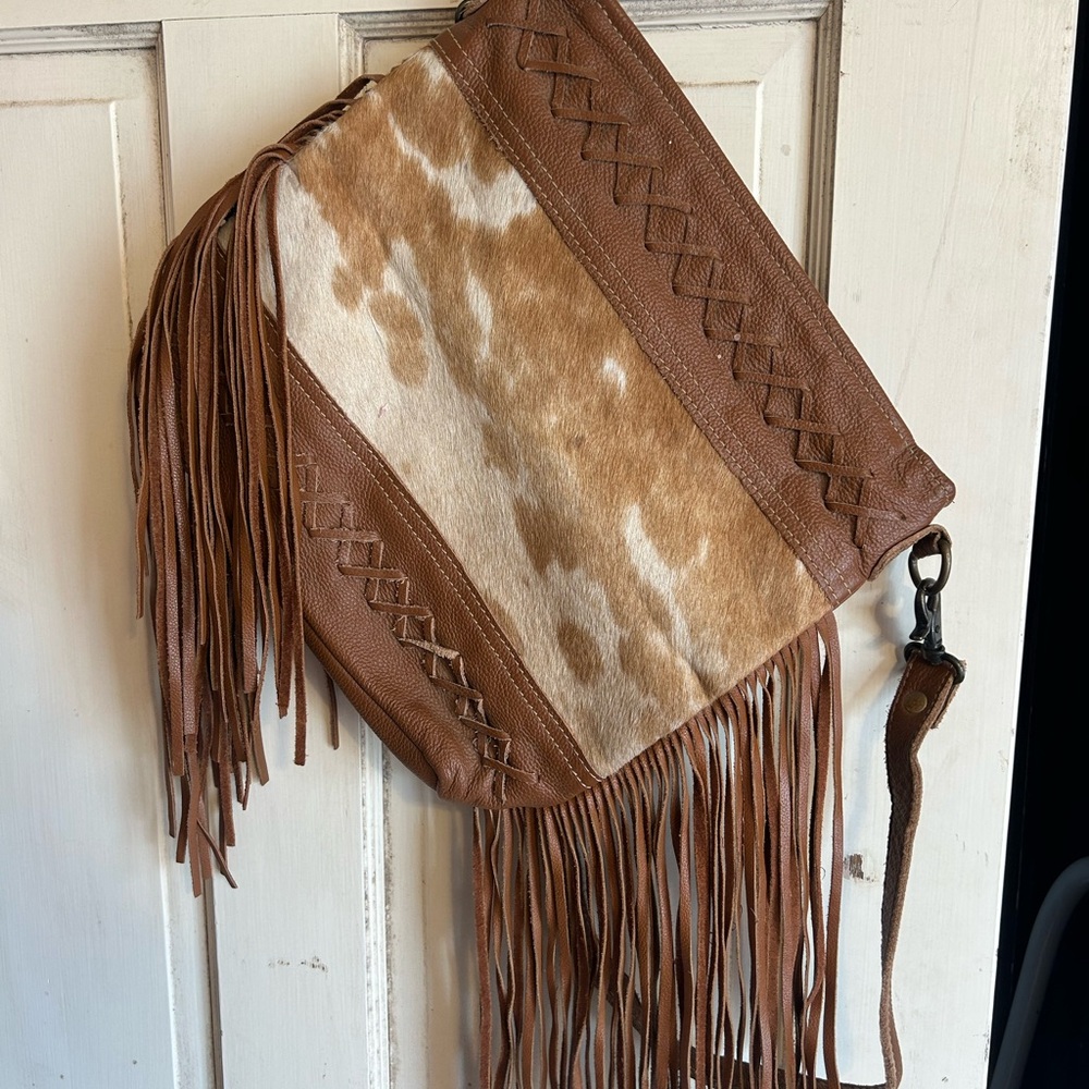 Myra Fringe Leather Bag
